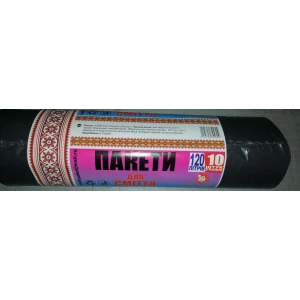 Изображение товара -  Сміттєвий пакет “Наташа“ 120л.*10шт. ящ.30шт.