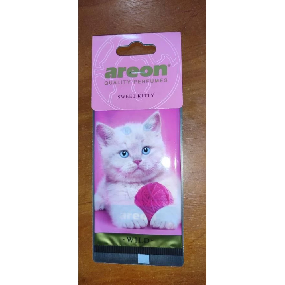 Ароматизатор Wild Картонна підвіска Кошеня (Sweet Kitty) (Areon)