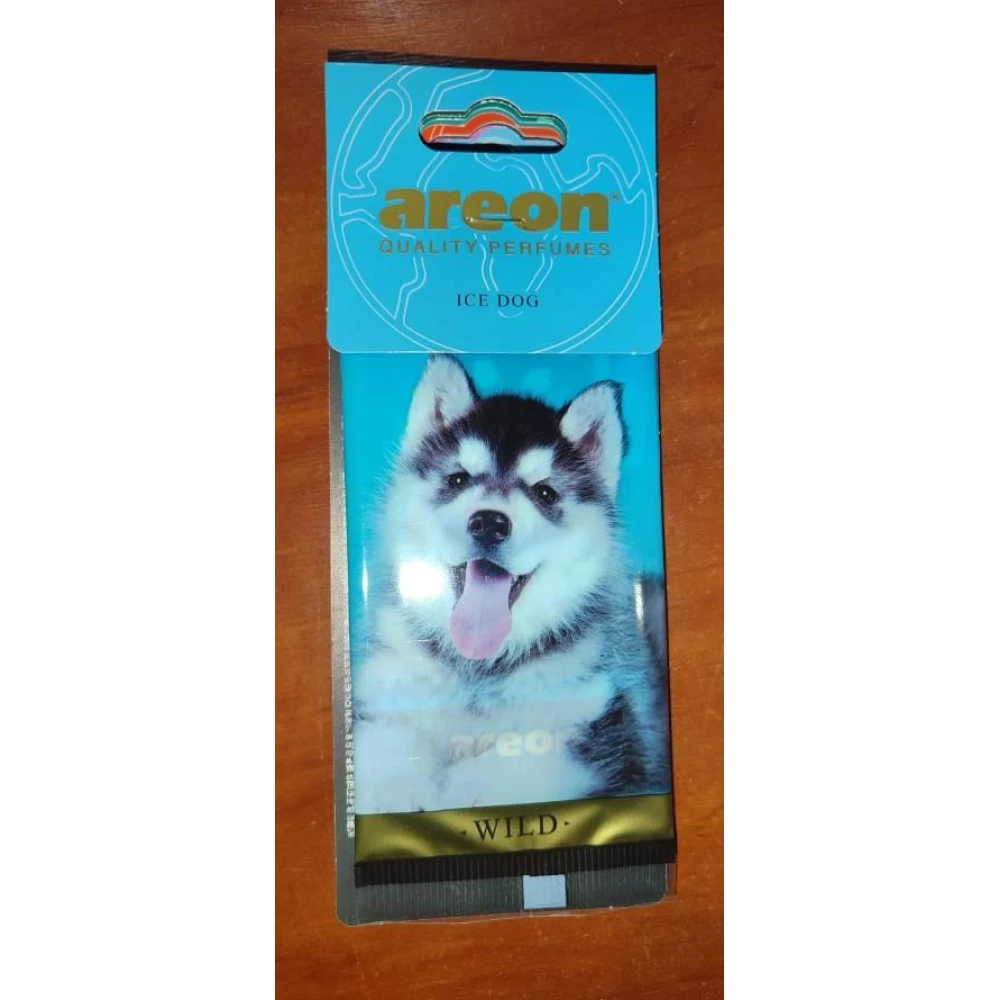 Ароматизатор Wild Картонна підвіска Хаскі (Ice Dog) (Areon)