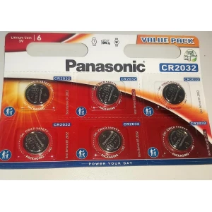 Изображение товара - Батарейка PANASONIC CR2032 Lithium,3v, Блістер-6шт. (ЗА ШТУКУ)