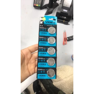 Изображение товара - Батарейка CR2450 Videx Lithium, Блістер-5шт.