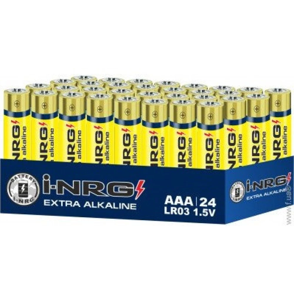 Батарейка I-NRG Extra Alkaline.,LR-03, 24AAA, блок 6 зайчик по 4 шт.=24 шт.