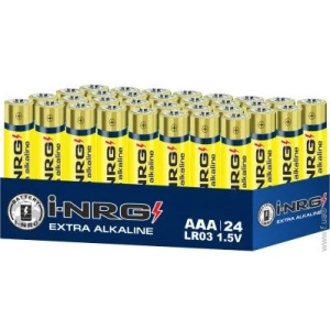 Изображение товара - Батарейка I-NRG Extra Alkaline.,LR-03, 24AAA, блок 6 зайчик по 4 шт.=24 шт.