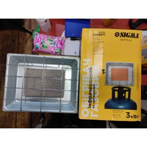 Изображение товара -  Обігрівач інфрачервоний газовий 3кВт  на кронштейнті Sigma