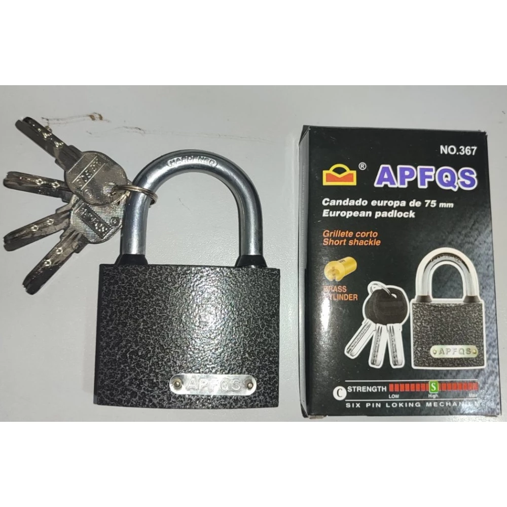 Замок навісний APFQS  №367 75мм