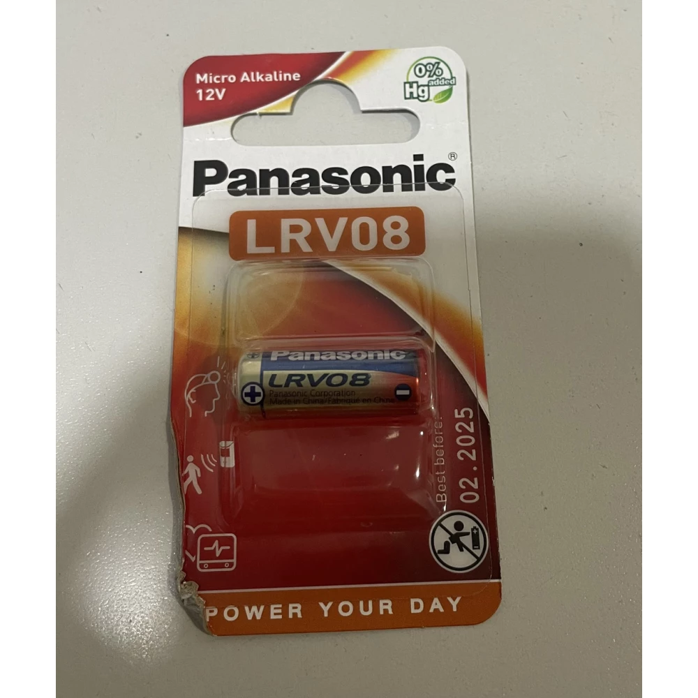 Батарейка PANASONIC LRV08 (23A / MN21), 1*1шт