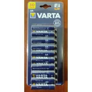 Изображение товара -  Батарейка Varta LR6 Alkaline пач.-30 шт. Синя Германія