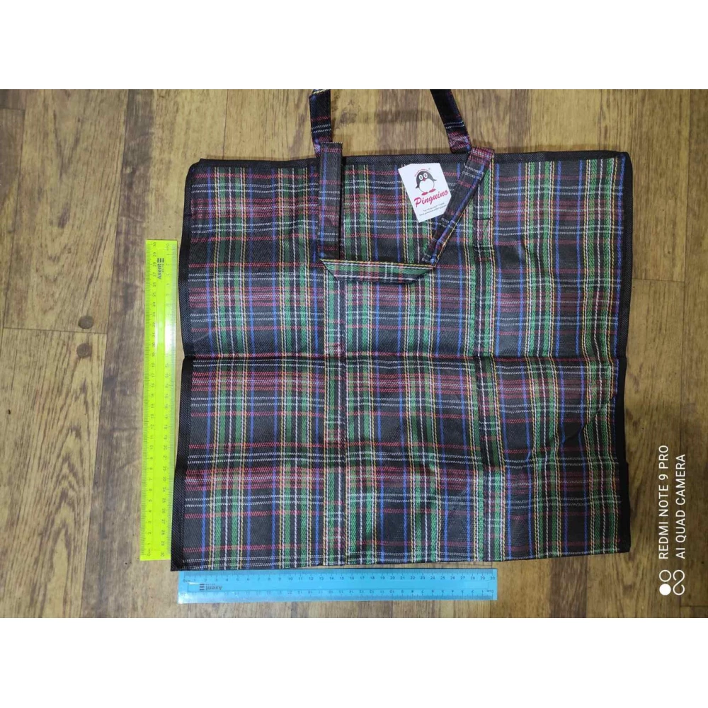 Сумка хоз. молнія ткань №2, Широка, вис.39, шир.44см., закл. 20см.