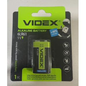 Изображение товара - Батарейка Videx Крона калюжна пач.12шт.