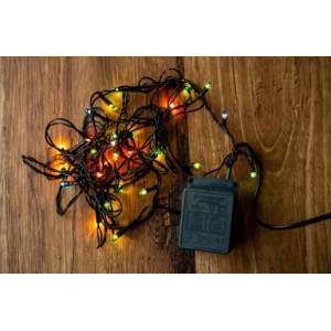 Изображение товара -  Гірлянда Електро лінійна, кольорова, 30 ламп, 3м., 8 режимів, 220/ 5W  01009