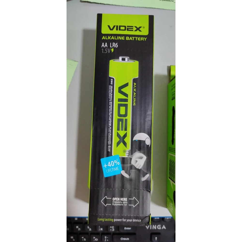 Батарейка Videx калюжна LR6 AA 60 шт.