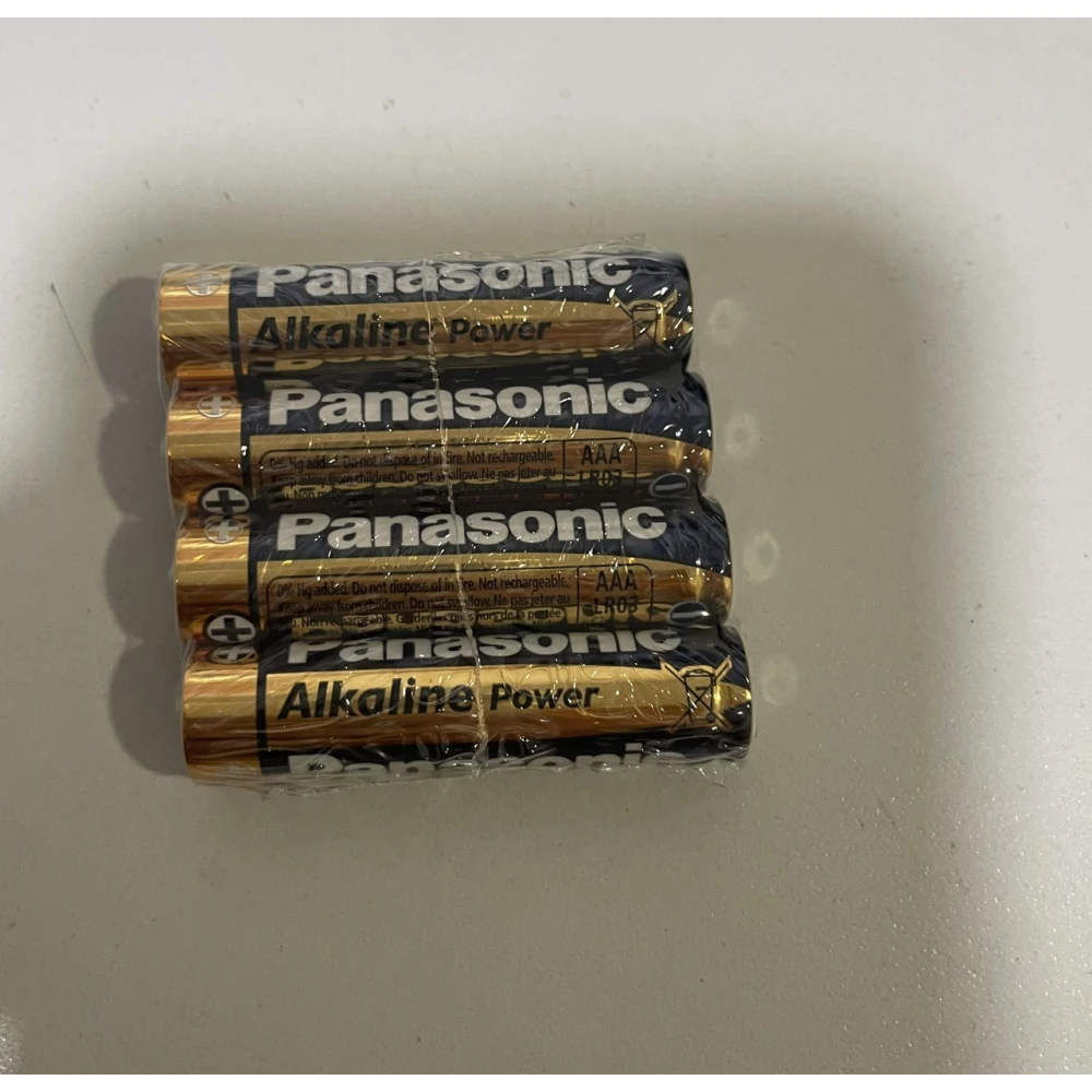 Батарейка PANASONIC Alkaline Power(Bronze) ПЛІВКА /ААА/ LR03 1х4шт., PANASONIC уп.48шт. (ЗА ШТУКУ)