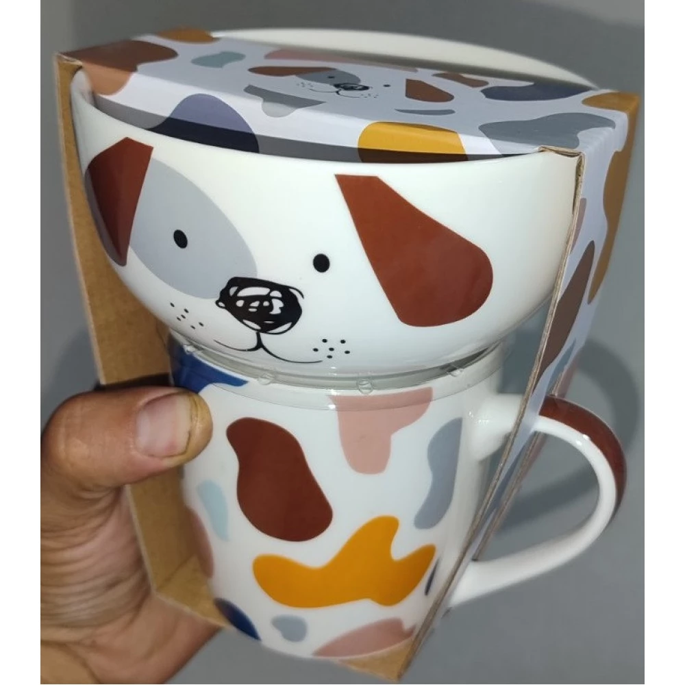 Набір посуду дитячий Джентельмен Vittora 2пр (125мм/480мл+350мл)