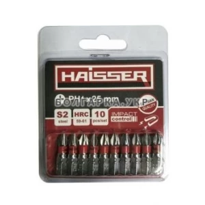 Изображение товара -  Біта PH1 х 25мм, Haisser, набiр10шт. 2712718
