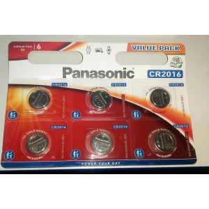 Изображение товара - Батарейка PANASONIC CR2016 Lithium, 3V, Блістер-6шт. (ЗА ШТУКУ)