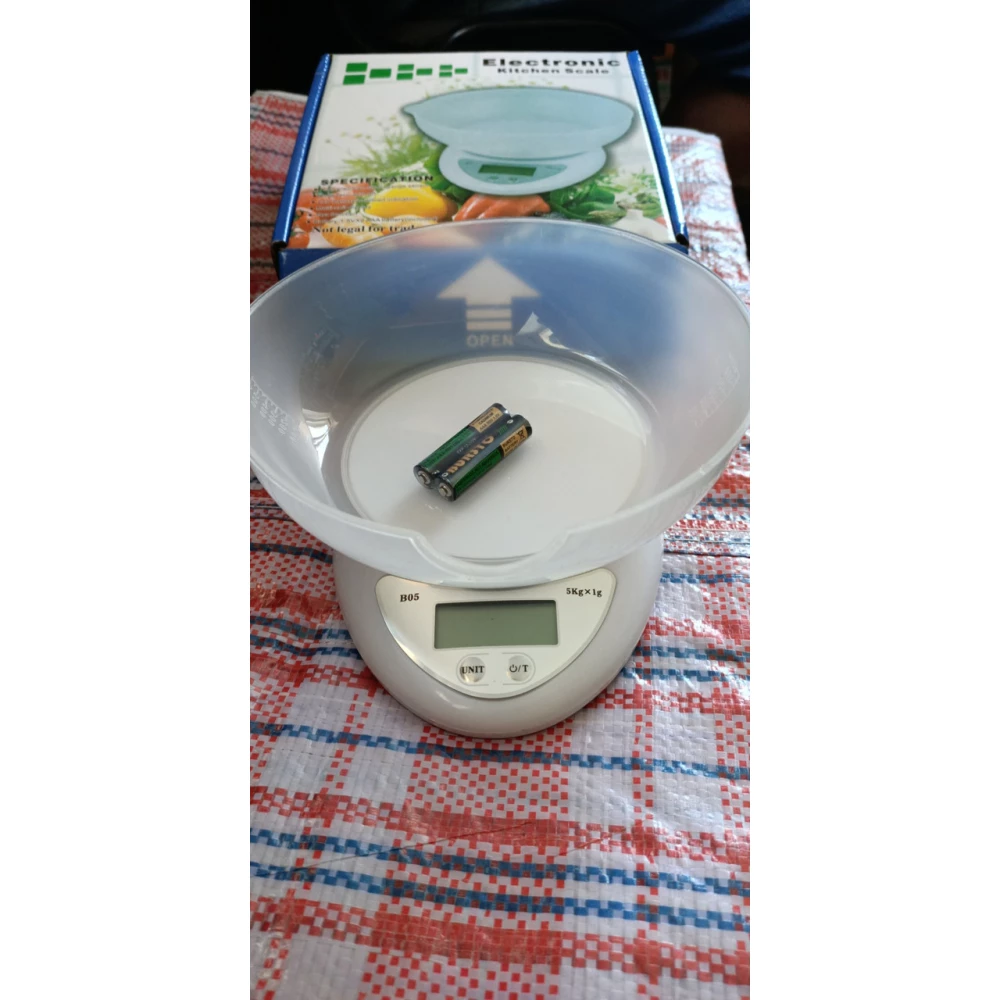 Ваги кухонні електр з чашою.5кг №В05-2