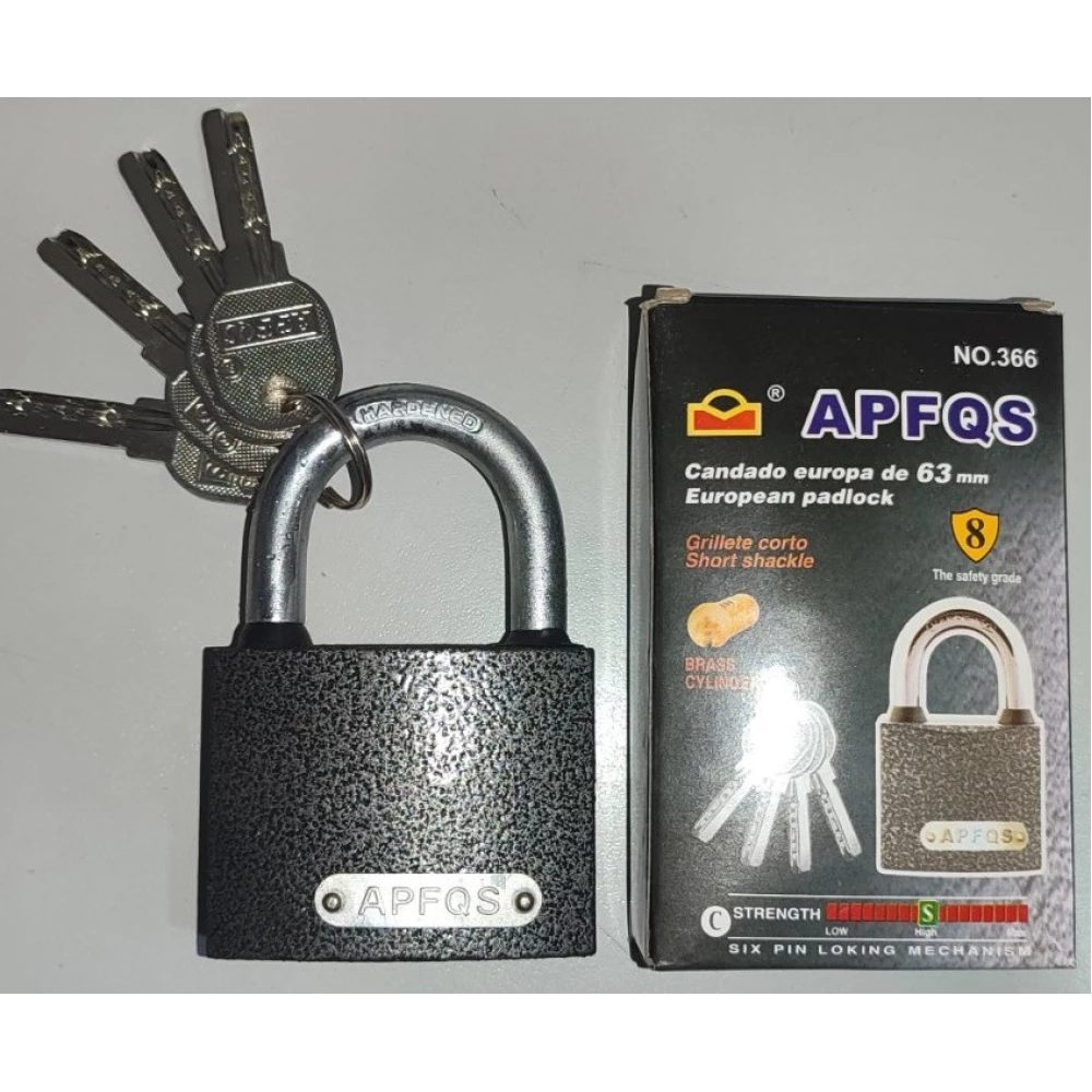 Замок навісний APFQS  №366 63мм