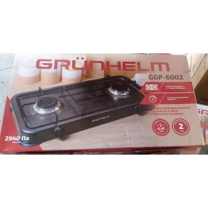 Изображение товара -  Газова плита Grunhelm GGP-6002 двокомфорна без крихти