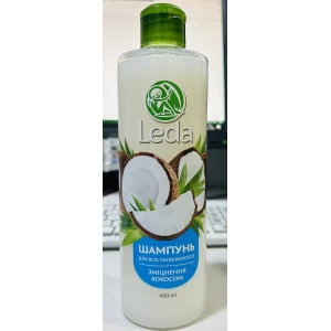 Изображение товара -  Шампунь Leda (Леда) “Зміцнення кокосом“ для всіх типів волосся 490 ml