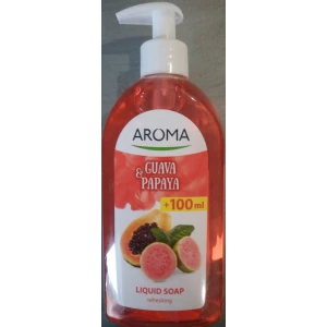Изображение товара -  Рідке мило AROMA Гуава та папайя - освіжаюче  (500мл.)