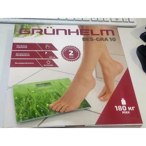 Изображение товара - Ваги електронні GRUNHELM BES-GRA10 макс. вага 180кг з батареєю