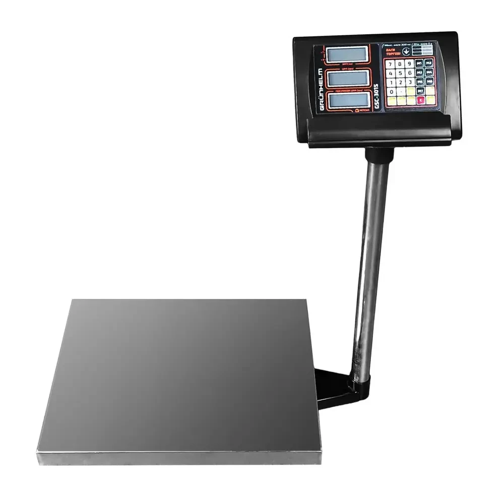 Ваги електронні торгові GRUNHELM BES-GRA10 макс вага 180кг.