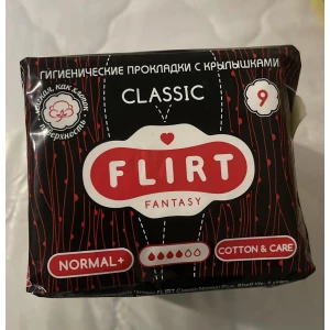 Изображение товара -  Fantasy Flirt прокл для крит. днів сlassic - cotton & care - 4 краплі, 240 мм уп.=9 шт.