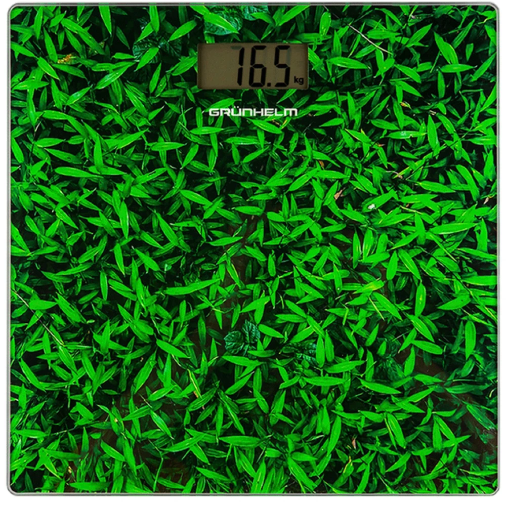 Ваги електронніі Grunhelm BES-GRA20, макс вага 180кг. квадратні 28*28 з батар