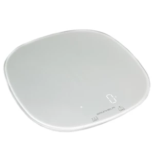 Изображение товара -  Ваги кухонні GRUNHELM KES-025LW білі макс. вага 5кг, сенсорні круглі