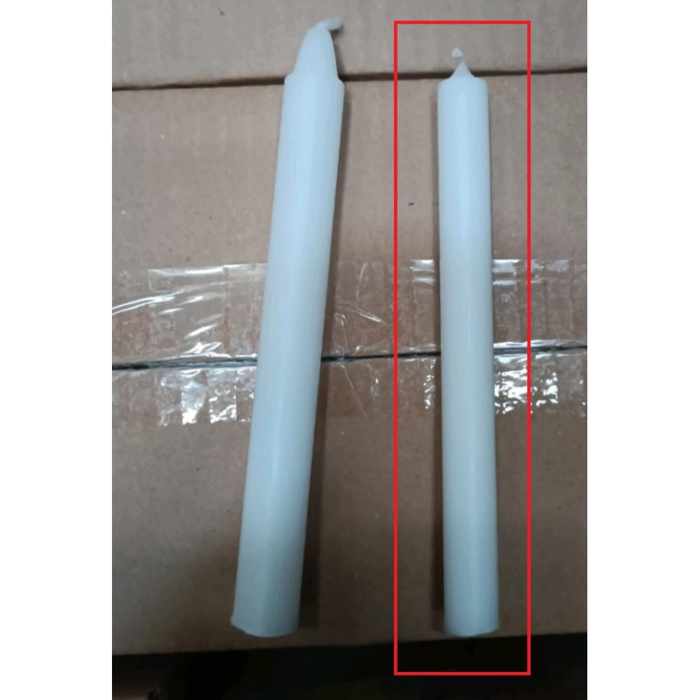 Свічка 16см. біла ,ящ.-300шт.