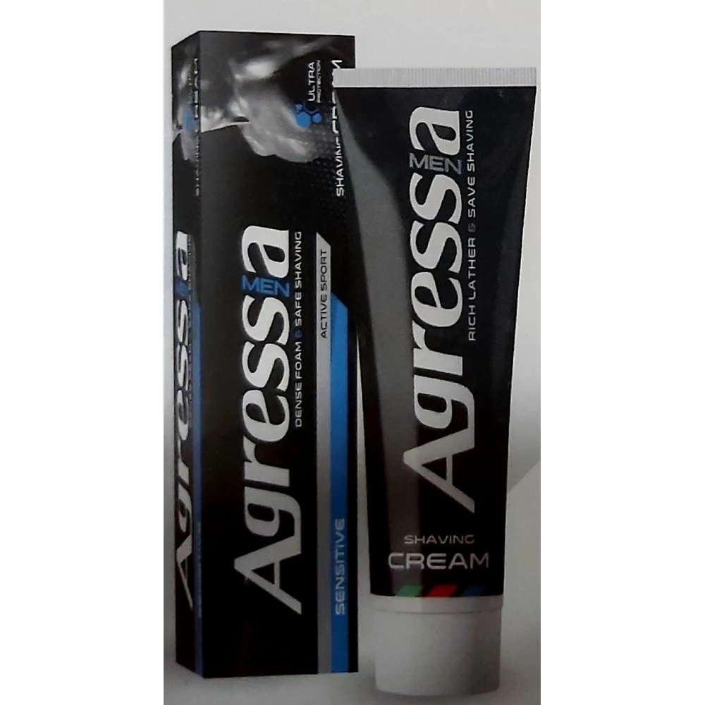 Крем для гоління  men Agressia - Sensitive (100 мл)