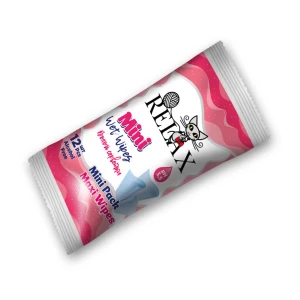 Изображение товара -  Волога серветка “Relax“ 12л., Міні, Асорті  ящ.80шт.