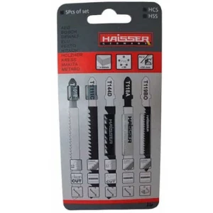 Изображение товара -  Набір універсальних пилочних полотен  Haisser 5шт.  T-Set4