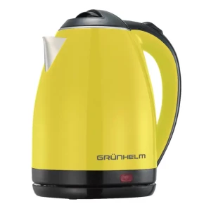 Изображение товара -  Електрочайник GRUNHELM EKS-1865Y метал, пластик (жовтий) 1,8л, дисковий 1500 Вт