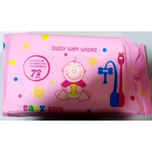 Изображение товара -  Вологі серветки в пачці Lilit BABY - Soft 72 шт/уп /Акція- 50%/