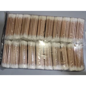 Изображение товара -  Вушні палички дерев`яні 60шт. пач.-24шт.