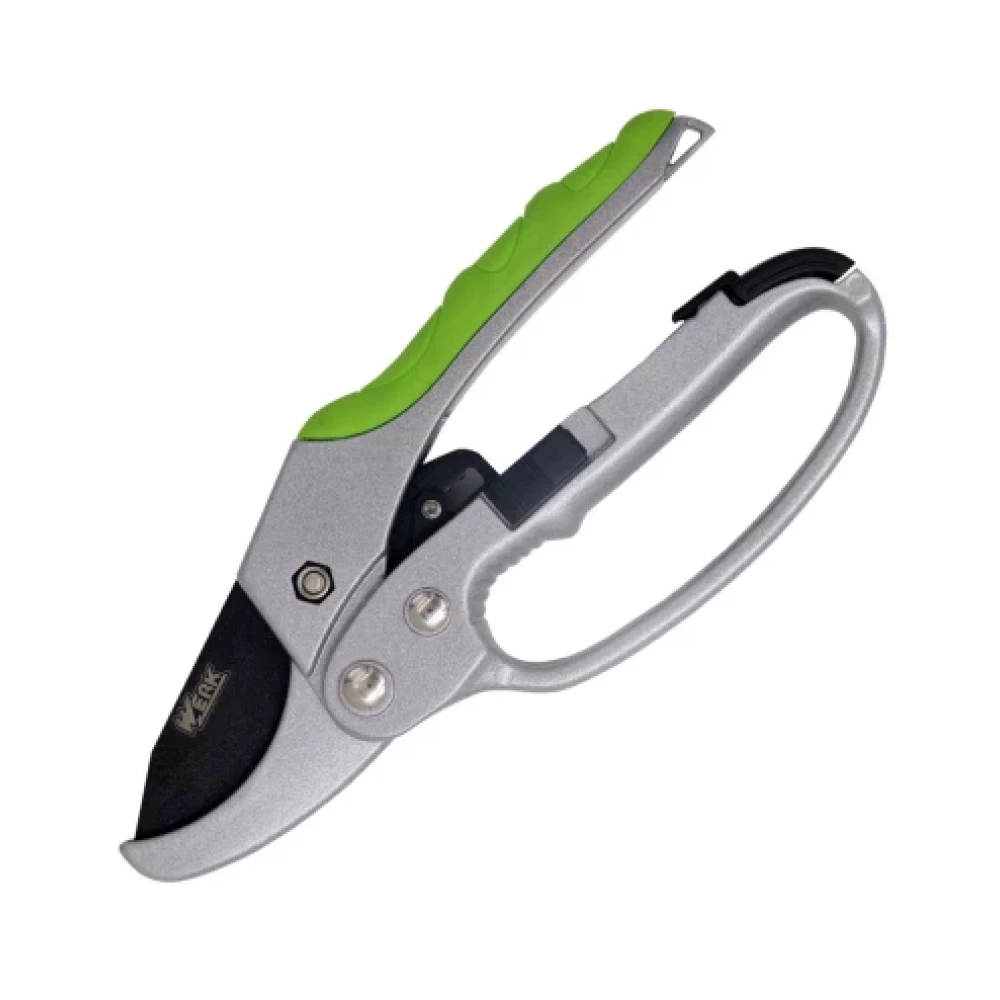 Секатор садовий 200мм з храповим механізмом Werk