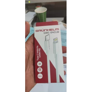 Изображение товара -  Кабель Type-C-Lightning, 1м - GMC-04CLW (GRUNHELM)