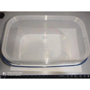 Изображение товара -  Відро 3.1л Харчове з кришкою, Прямокутне, міш.-100шт.