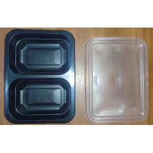 Изображение товара -  Ланч Бокс 187*137*36, 2 відділи, з кришкою