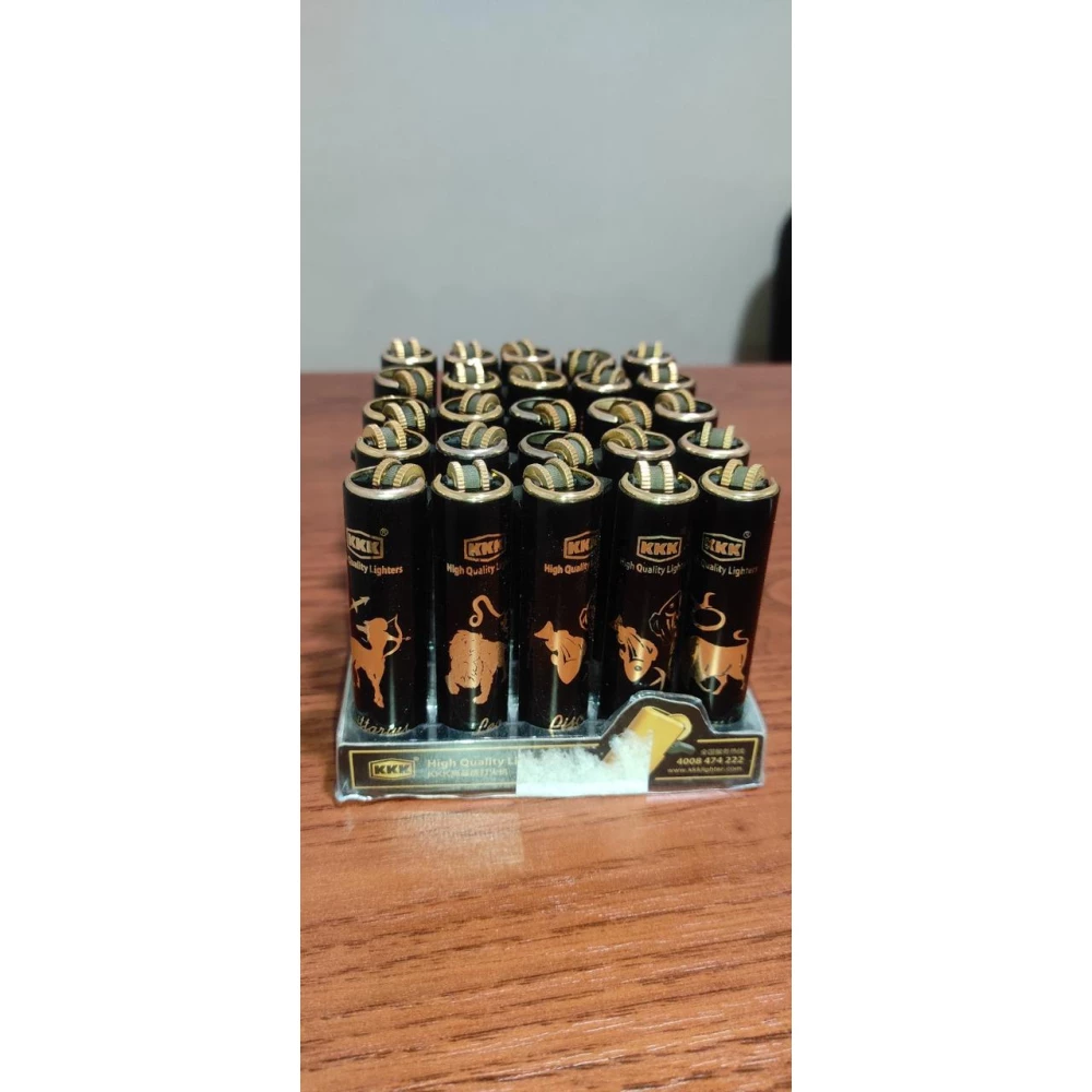 Запальничка кремінь Метал Зодіак ККК №016 , уп.25шт.