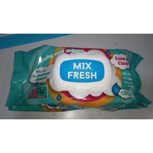 Изображение товара -  Волога серветка “MIX FRESH“ 120л. ящ.12шт