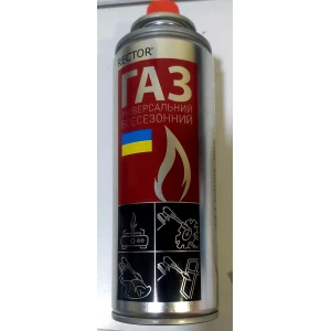 Изображение товара -  Газ Кемпінг “Rectorr“ Універсальний всесизонний 400 мл., ящ.12шт..