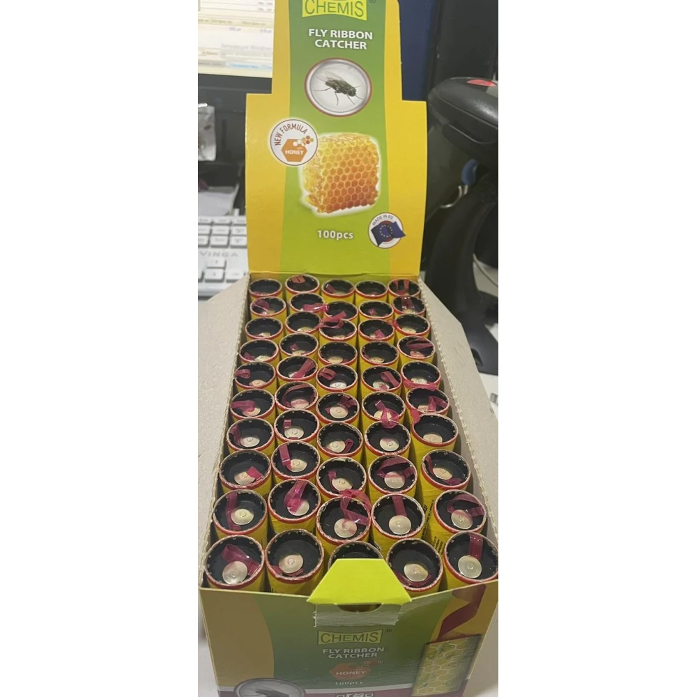 Липка стрічка від мух Chemis пач.-100шт., Ящ.-10пач.