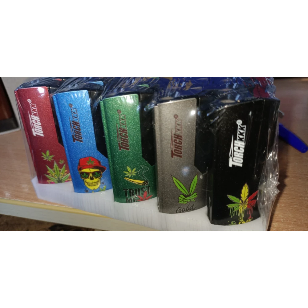 Запальничка турбо Метал No3kd880, заспайка — 12 шт., пач. — 24 шт.