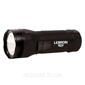 Изображение товара -  Ліхтарик Led  ручний акумуляторний Lebron L-HL-10 ABS чорний 1w 250mAh