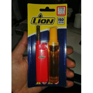 Изображение товара -  Запальничка кухонна “Lion“ + ГАЗ LP_8870 Коротка (Неон) CR