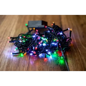 Изображение товара -  Гірлянда Електро лінійна, кольорова, 100 ламп, 5м., 8 режимів, 220/ 17W  01010