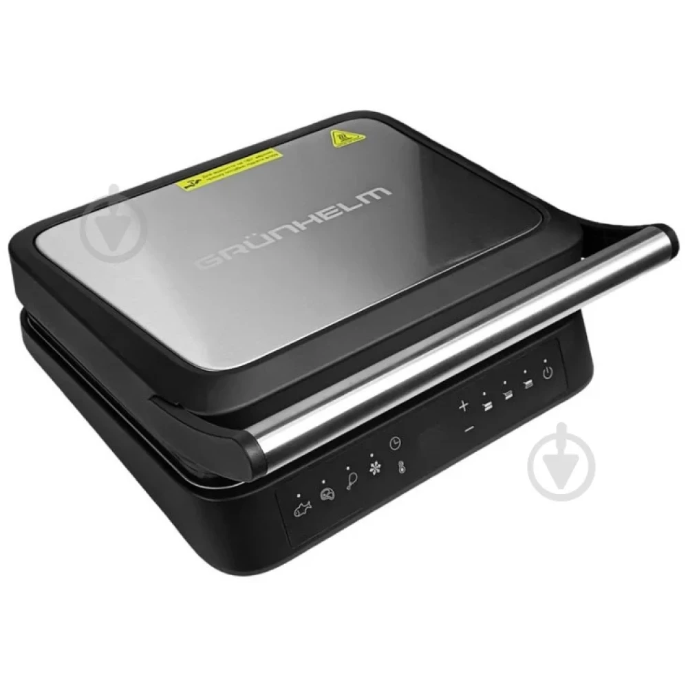 Гриль контактний GRUNHELM G1817, 1800 Вт сенсорний панель