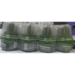 Изображение товара -  Крем для взуття з губкою чорний “Блискавка“, уп.-8шт